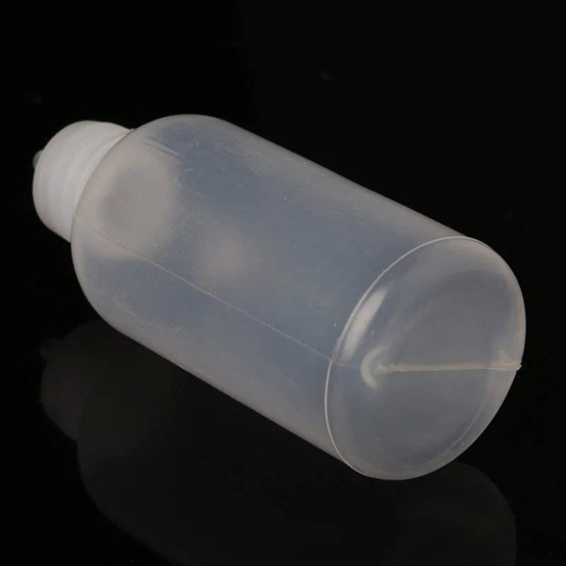 50Ml Dispenser Fles Voor Rosin Soldeer Solderen Liquid Flux Met 1 Naald, Voor Laden Lijmen, Lijmen, siliconen, En Oliën