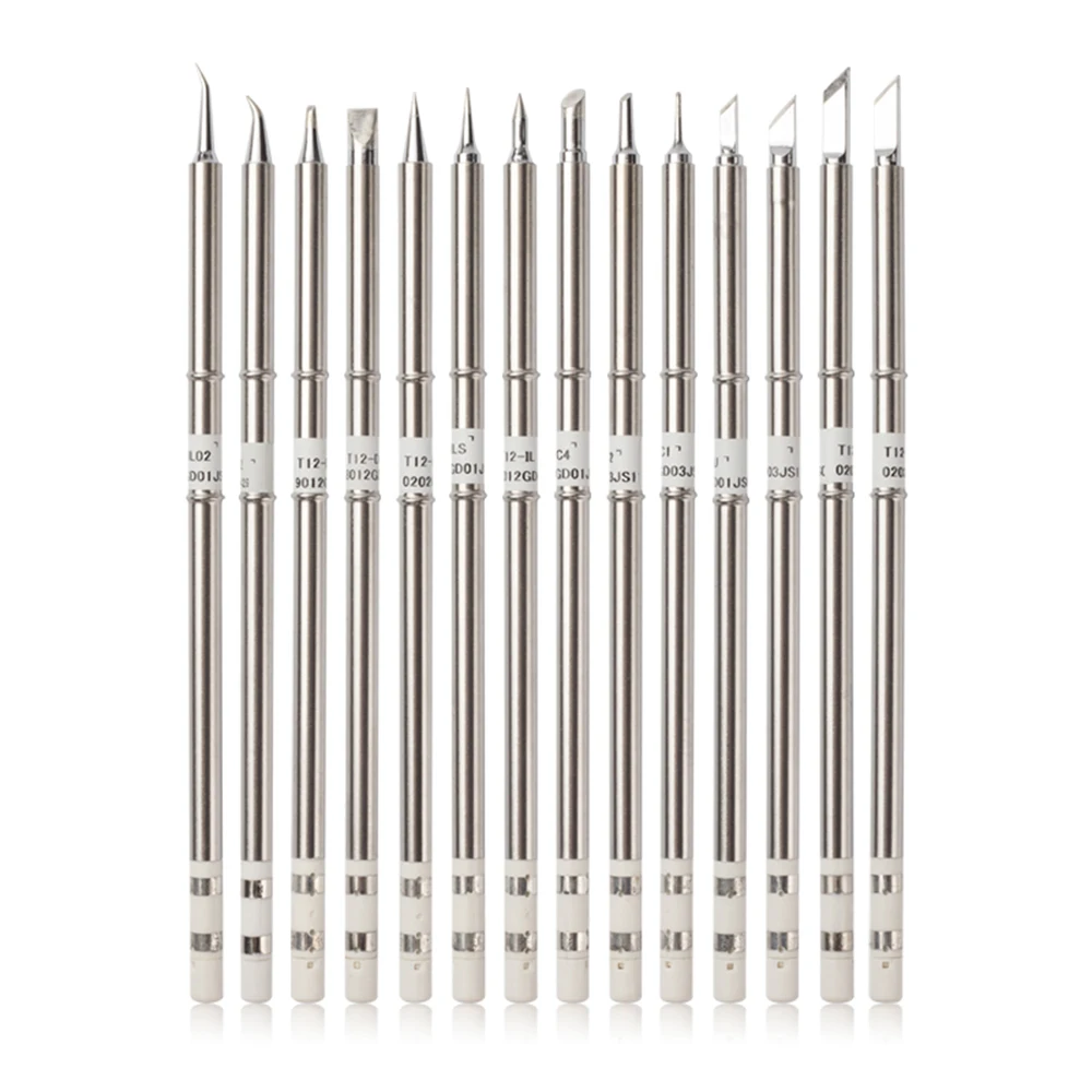 FEORLO T12 سلسلة سبيكة لحام نصائح ل هاكو T12 مقبض LED الاهتزاز التبديل متحكم في درجة الحرارة FX951 FX-952 T12-BCF1Z