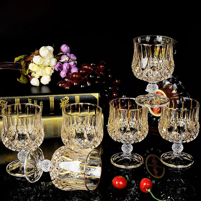 

Luxury Crystal Glass Cup, Whiskey and Brandy Wine Glass, Beer Cup, Bar, Hotel Party, Drinking Ware , Home Decoration Accessories