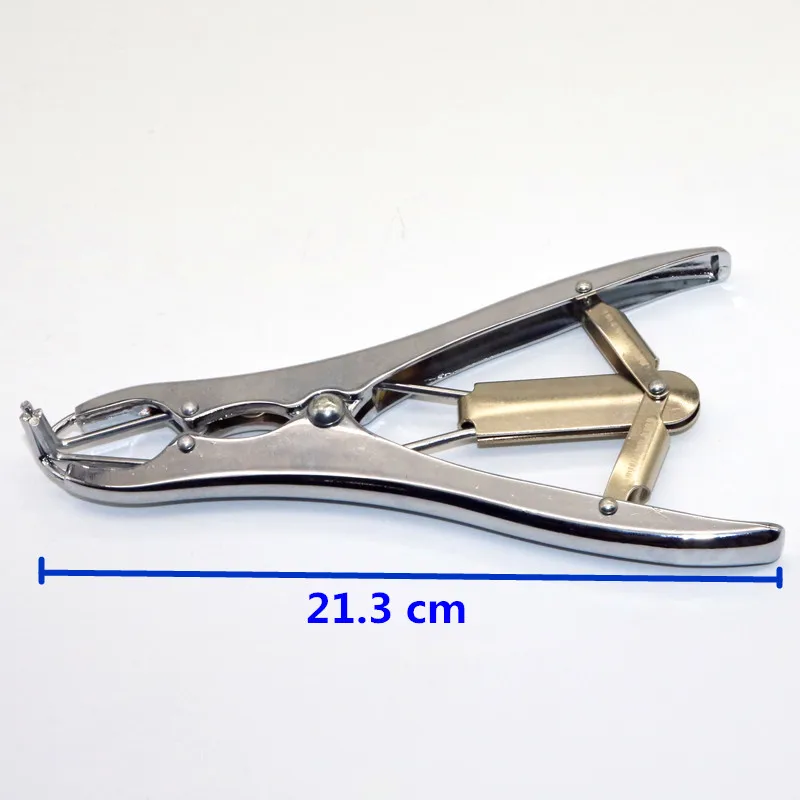 Piglets Sheep Tail Docking Clamp Piglets Sheep Tail Docking Pliers and Tail Docking Rubber Rings Castration Expansion Clamp