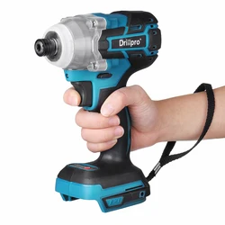 18V 520N.m Electric Brushless Impact Wrench Rechargeable 1/2'' Socket Cordless Wrench Screwdriver For Makita Battery