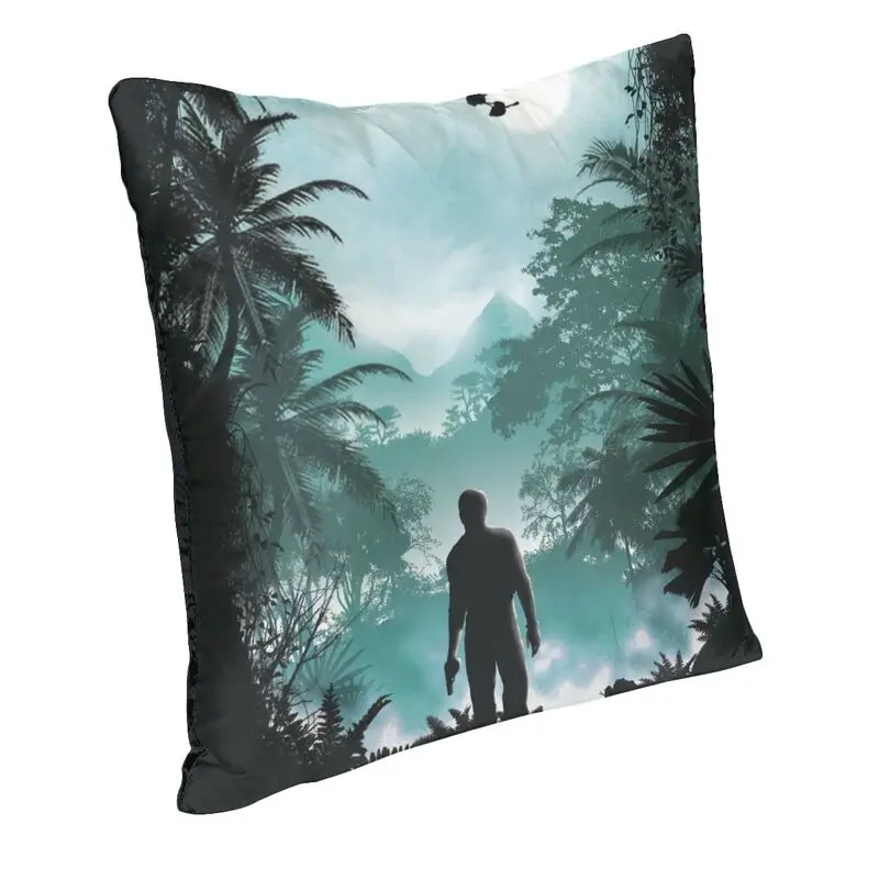 Uncharted Nathan Drake Pillow Cover Home Decor 3D Double Side Printing Play Gaming Action Adventure Cushion Cover For Car