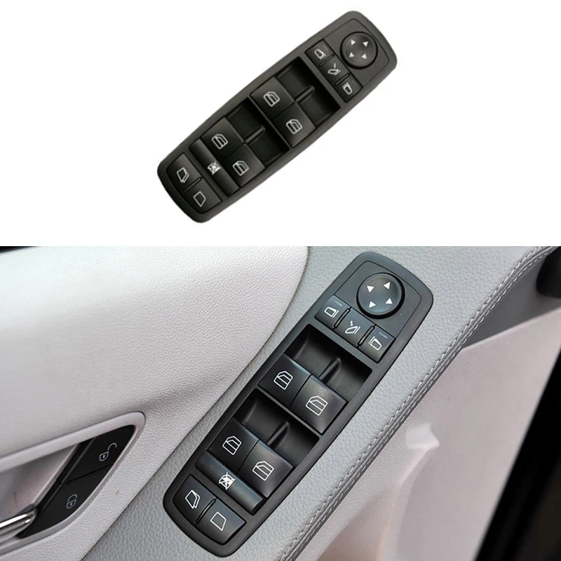 Car Window Lift Switch Window Control Switch Button for Mercedes-bens ML GL R Class W164 W251 W166 2006-2017 Auto Accessories