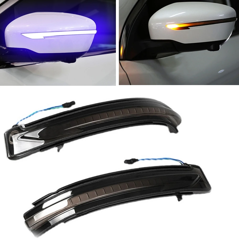 

LED Mirror Dynamic Turn Signal Light Rear View Lamp For Nissan Murano Z52 Navara Pathfinder X-Trail T32 Qashqai J11 Juke Navara