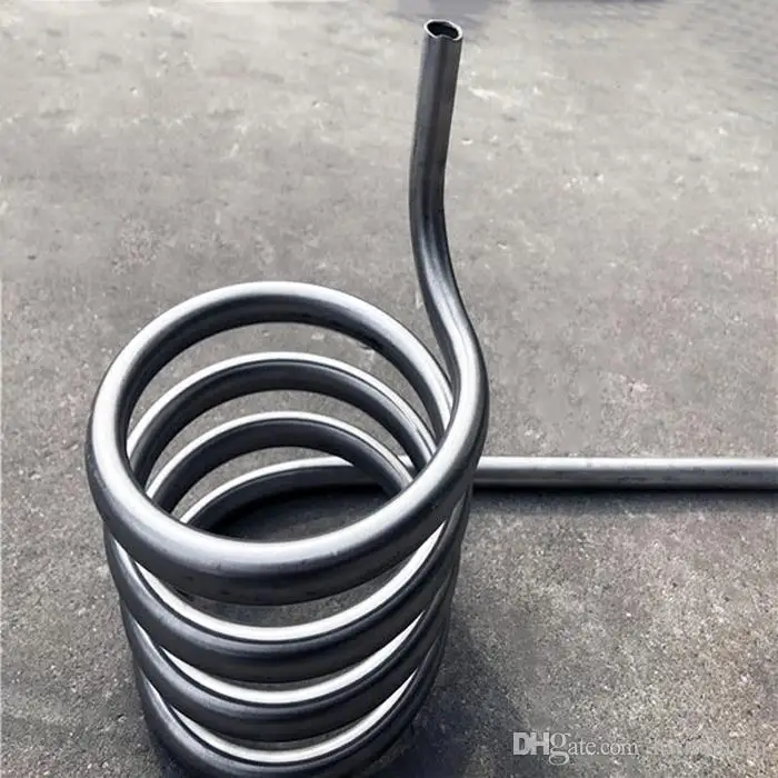 titanium tube for heat exchanger High Quality Low Price ASTM B338 Titanium coil pipe for heat exchanger