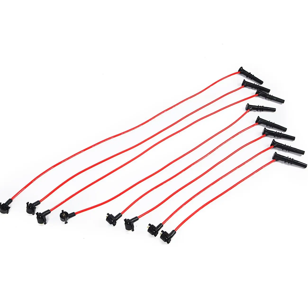 8Pcs 10.5MM Racing Spark Plug Wires Set For Ford F-150 1979-1995 /Mustang 1964-1995 V8 4.6L