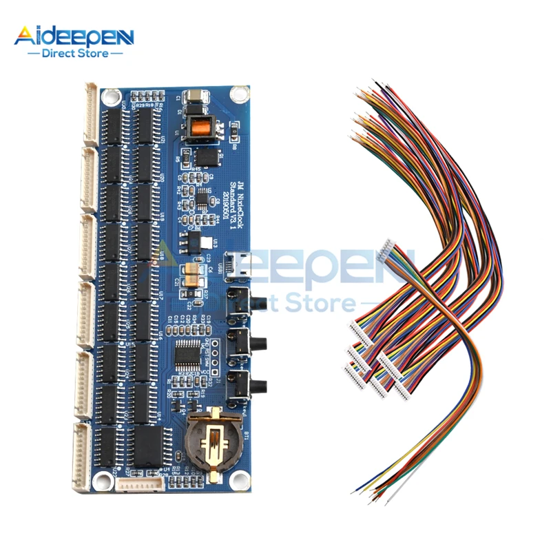 Imagem -03 - Micro Usb Faça Você Mesmo Tubo de Elétrons Brilho Tubo de Elétron Relógio Módulo Núcleo Placa In14 Qs30 In12 Universal Pcba