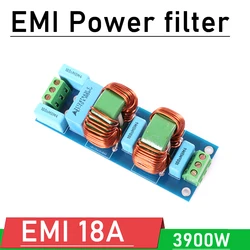 3900W 18A EMI Power Filter High Frequency Power supply module AC 110V 220V Purifier Filter F/ Audio Speaker Amplifier Pre-amp