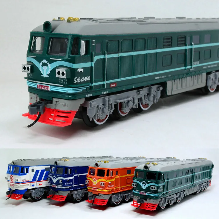 

Dongfeng Train Aole Diesel Locomotive 4B Simulation Model Toy Collection Souvenir Ornaments Display Vehicle Toys