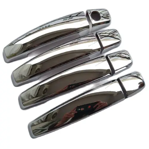 Cubierta de manija de puerta, embellecedor de plástico cromado para Chevrolet Sail Sedan 3, 2016, 2017, 2018, 2019, 2020