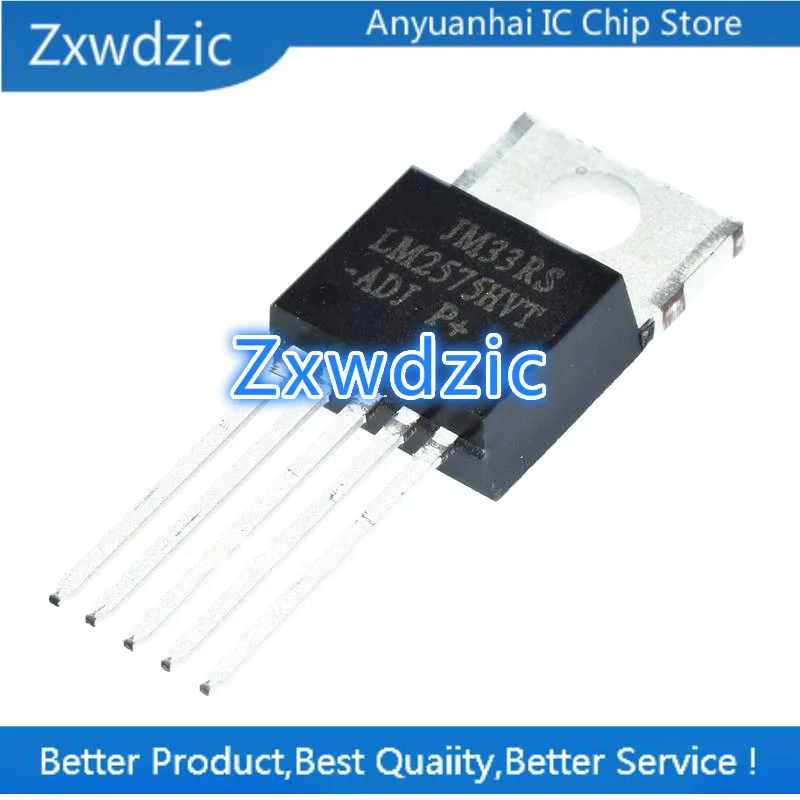 Zxwdzic 10pcs New Original   LM2575HVT-ADJ LM2575 TO-220 High Current Can Reach 60V