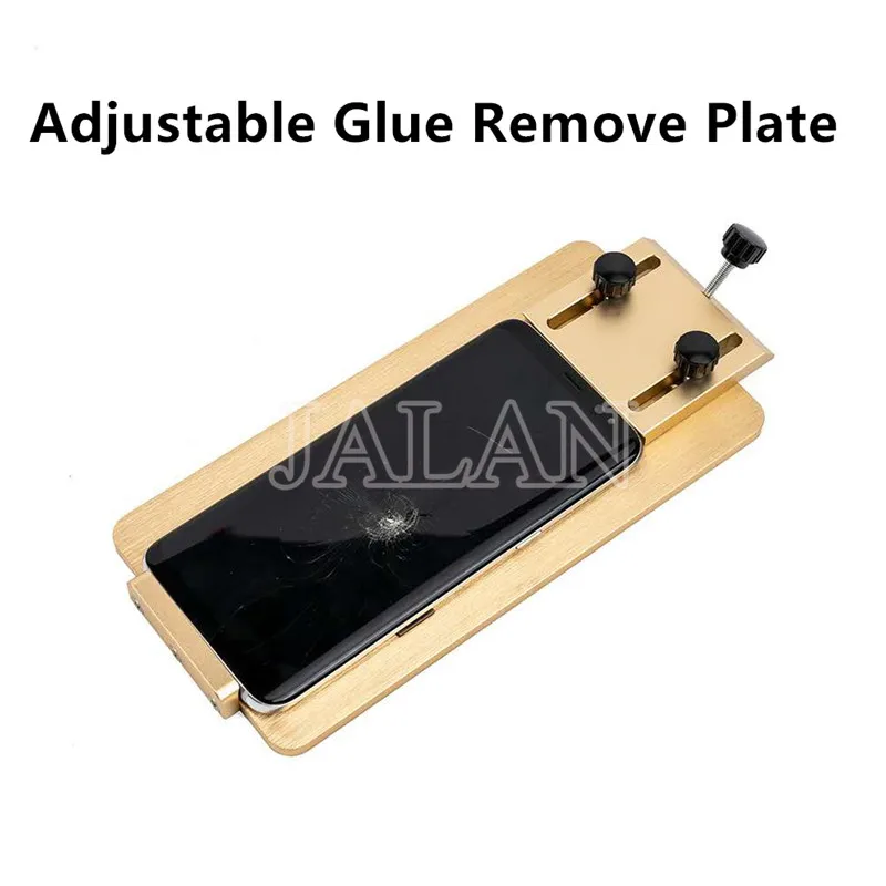 UYUE Universal mold for suction heating adjustable glue cleaning plate LCD glass OCA polarizer remover separator machine fixture customized miller grinding machine mold mould for iphone 15 15romax 14 12mini 11pro 8 8p x xr xsmax samsung s20 ultra a50 a70