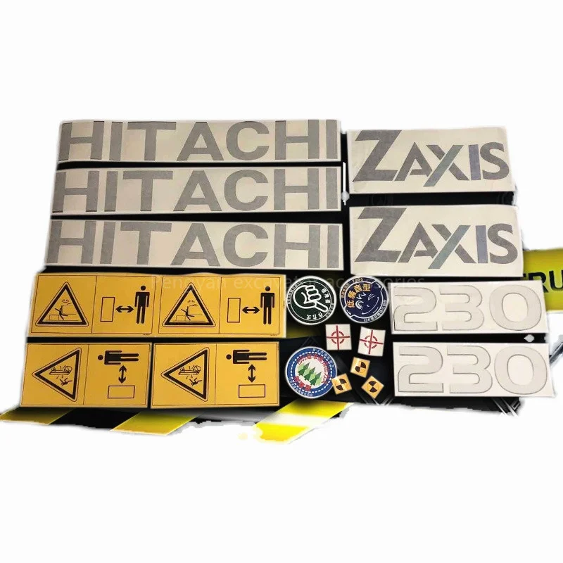 

Hitachi sticker EX60/70/120/200/330/400/470-5A- L ZAX200/210/240/250/270/330/350/360-3-3G Excavator parts full car standard