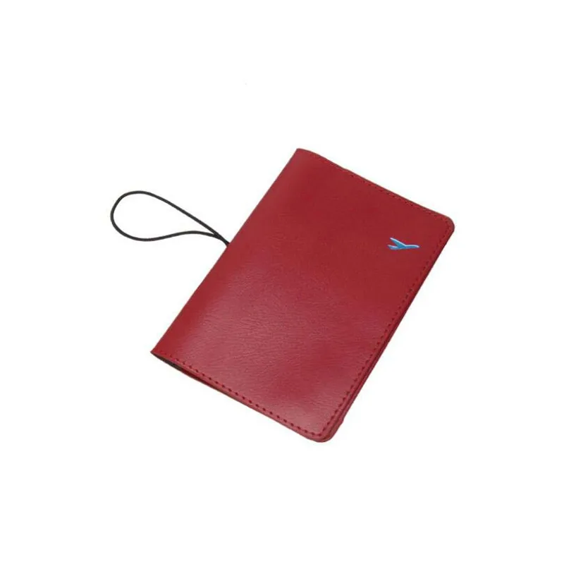 Fashion PU Leather Passport Cover Men Travel Wallet Credit Card Holder Cover Russian Driver License Wallet Document Case