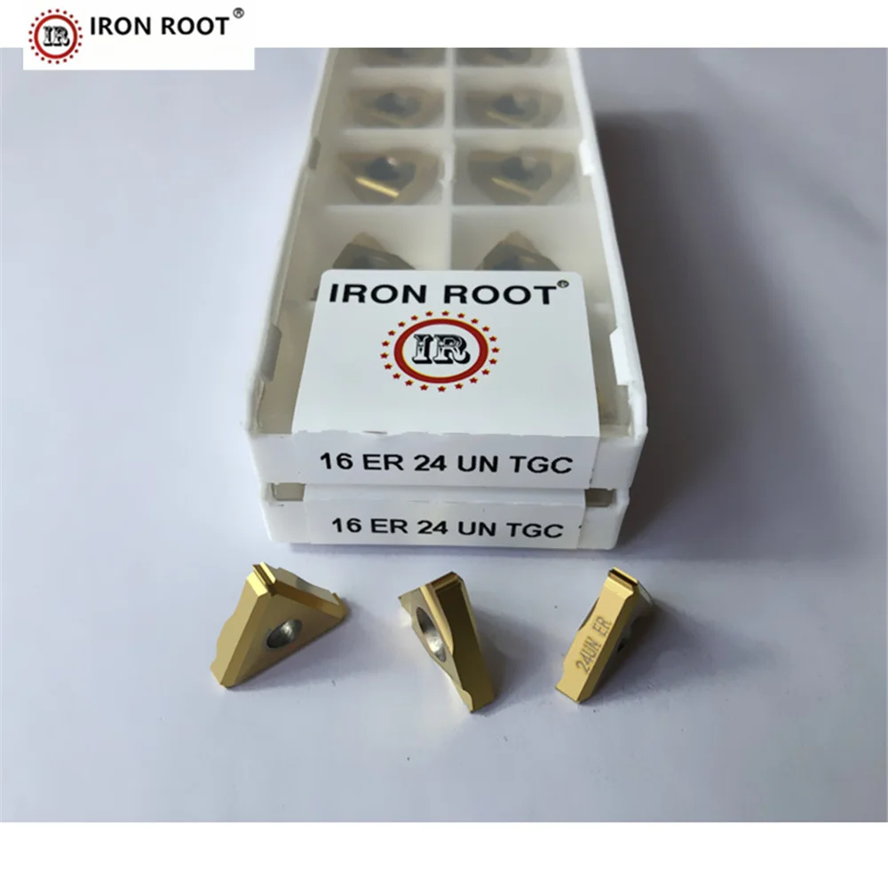 IRON ROOT 16ER,16IR 18UN 20UN TGC CNC Lathe Tools Metal Cutting Tools, Threaded Carbide Inserts For SER,SEL Threaded Tool Holder