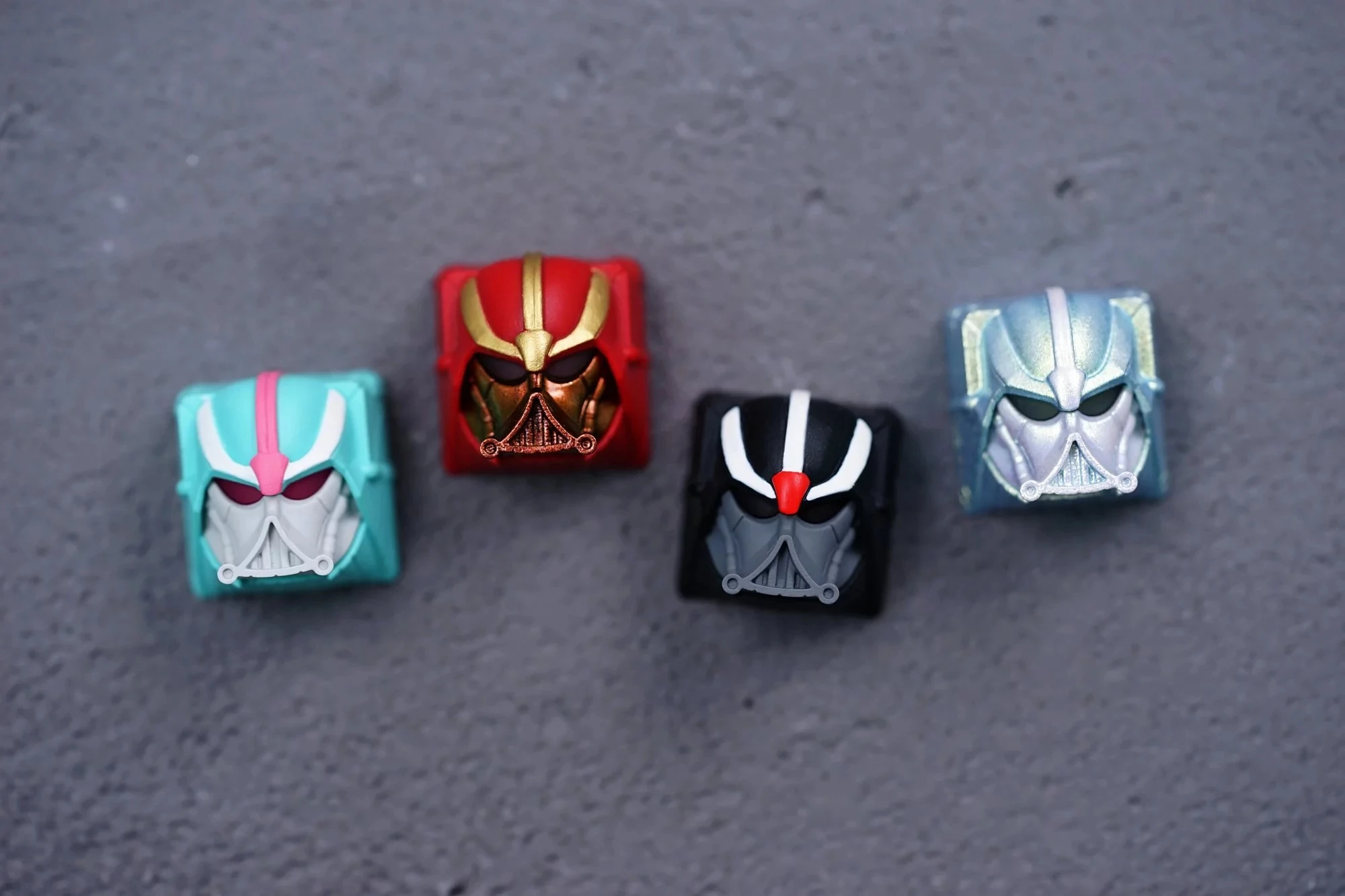 

1pc Personality resin keycap customized key cap for HOT KEYS PROJECT Dark Warrior suitable for MX switches mechanical keyboard