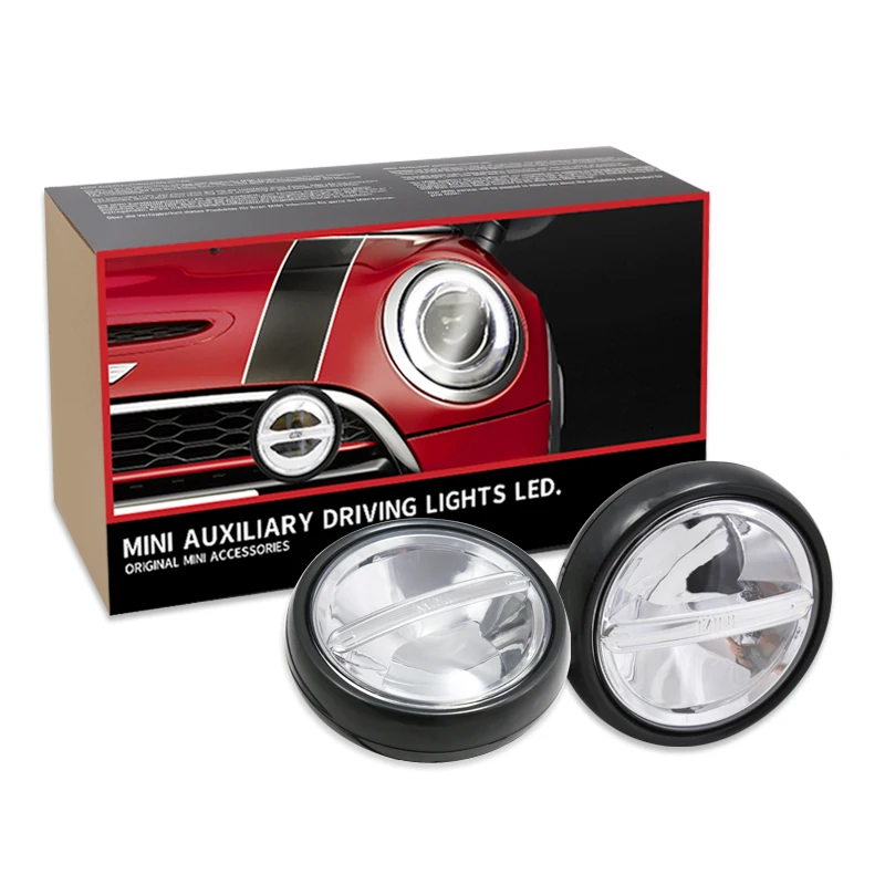 BLACK LED Rally Driving Lights For MINI Cooper LED Front bumper lights -YIAALUX