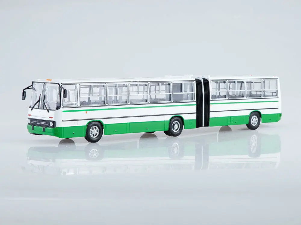 Neue Ausgaben Sammlungen EAC 1:43 Ikarus 280,33 UDSSR Bus Weiß/Grün SOVA Diecast modell für Sammlung