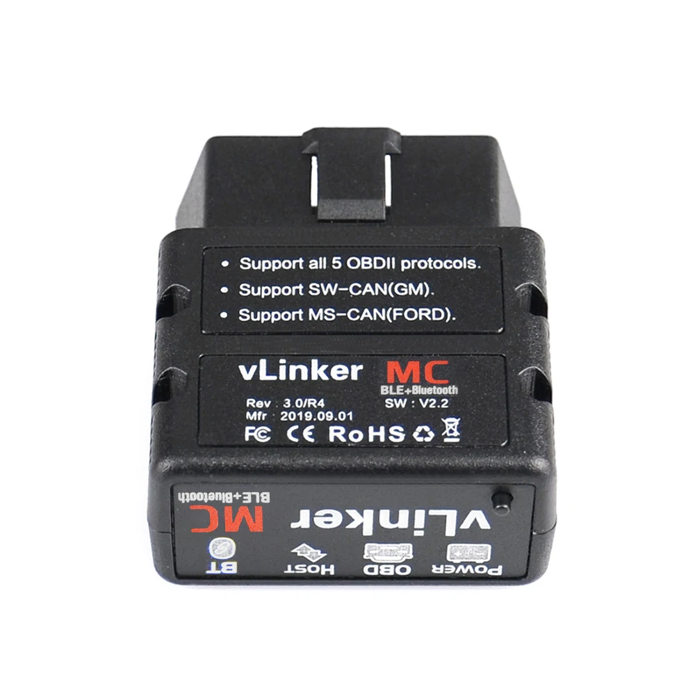 Vgate vLinker MC+ ELM327 V2.2 WIFI Forscan ELM 327 For Car OBD2 Bluetooth 4.0 Car diagnostic Scanner Tool For Android/IOS