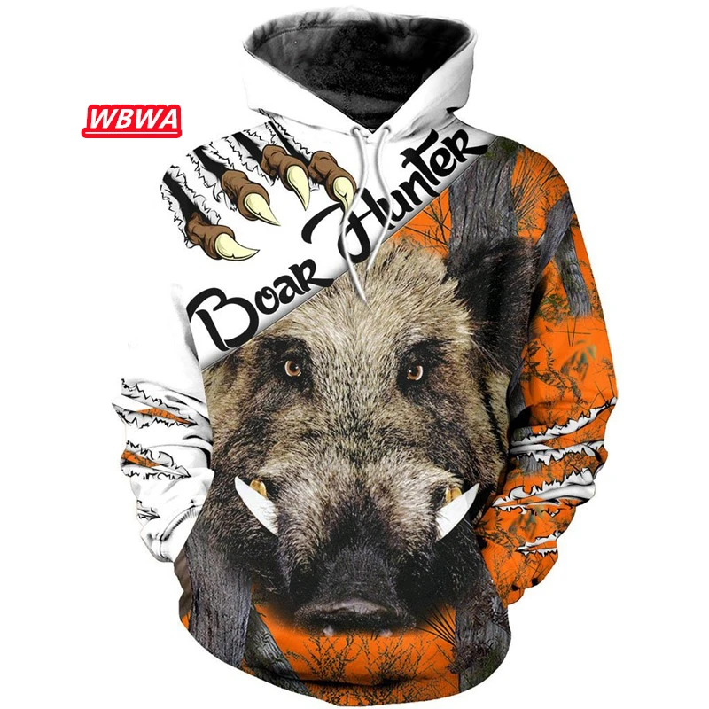 WBWANew arrive camouflage hunting dendritic wild boar men women 3D printing  fashion hoodieshoodie/ sweatshirts