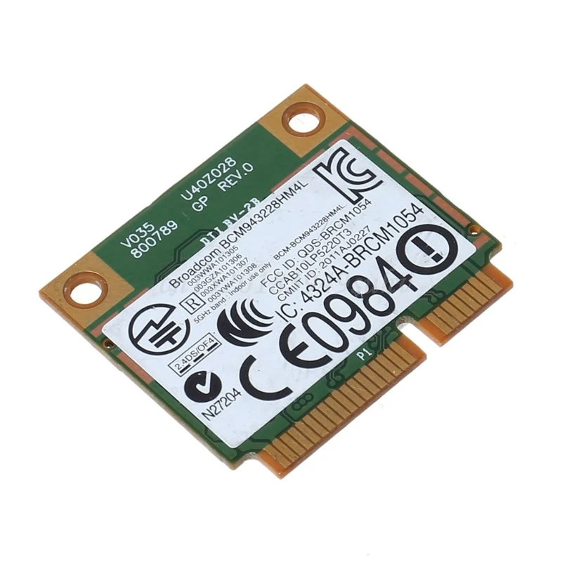 BCM4322 Drahtlose 802.11a/b/g/n Dual Band Mini Pci-e Wifi Karte DW1530 für Dell