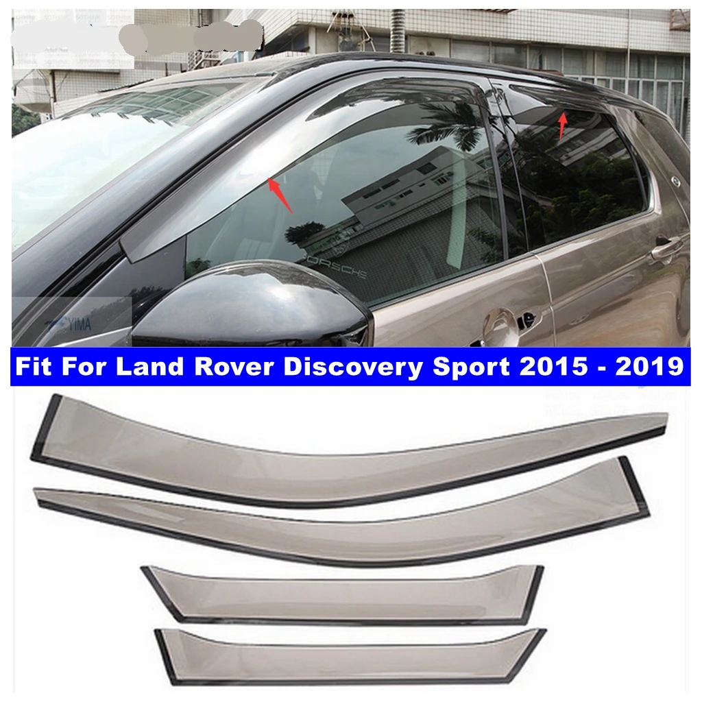 

Window Visors Awnings Wind Rain Shield Deflector Visor Guard Vent Cover For Land Rover Discovery Sport 2015 - 2019 Accessories