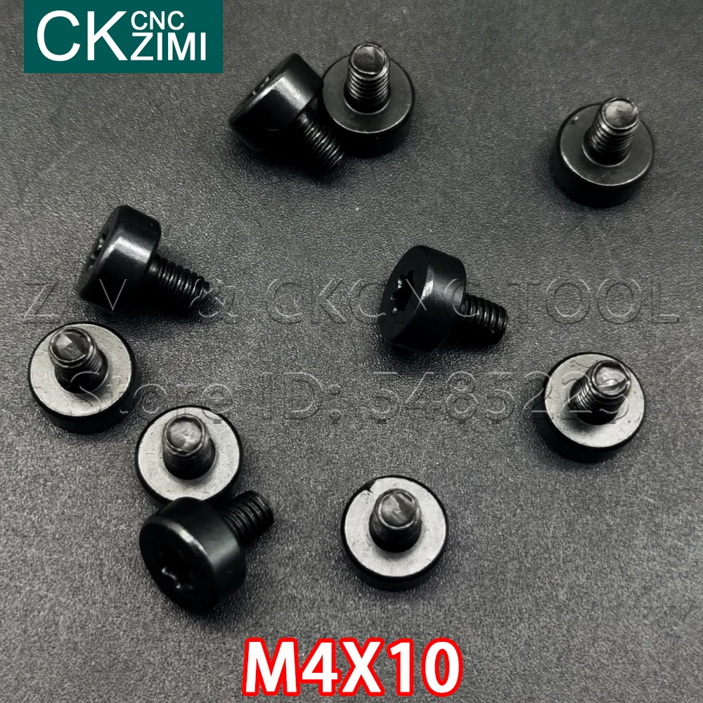 M4X10 CNC Alat Aksesoris Internal dan Eksternal Arbor Sisi Lubang Sekrup M4 * 10 Putaran Kepala Pengeboran Diri sekrup Phillips Sekrup