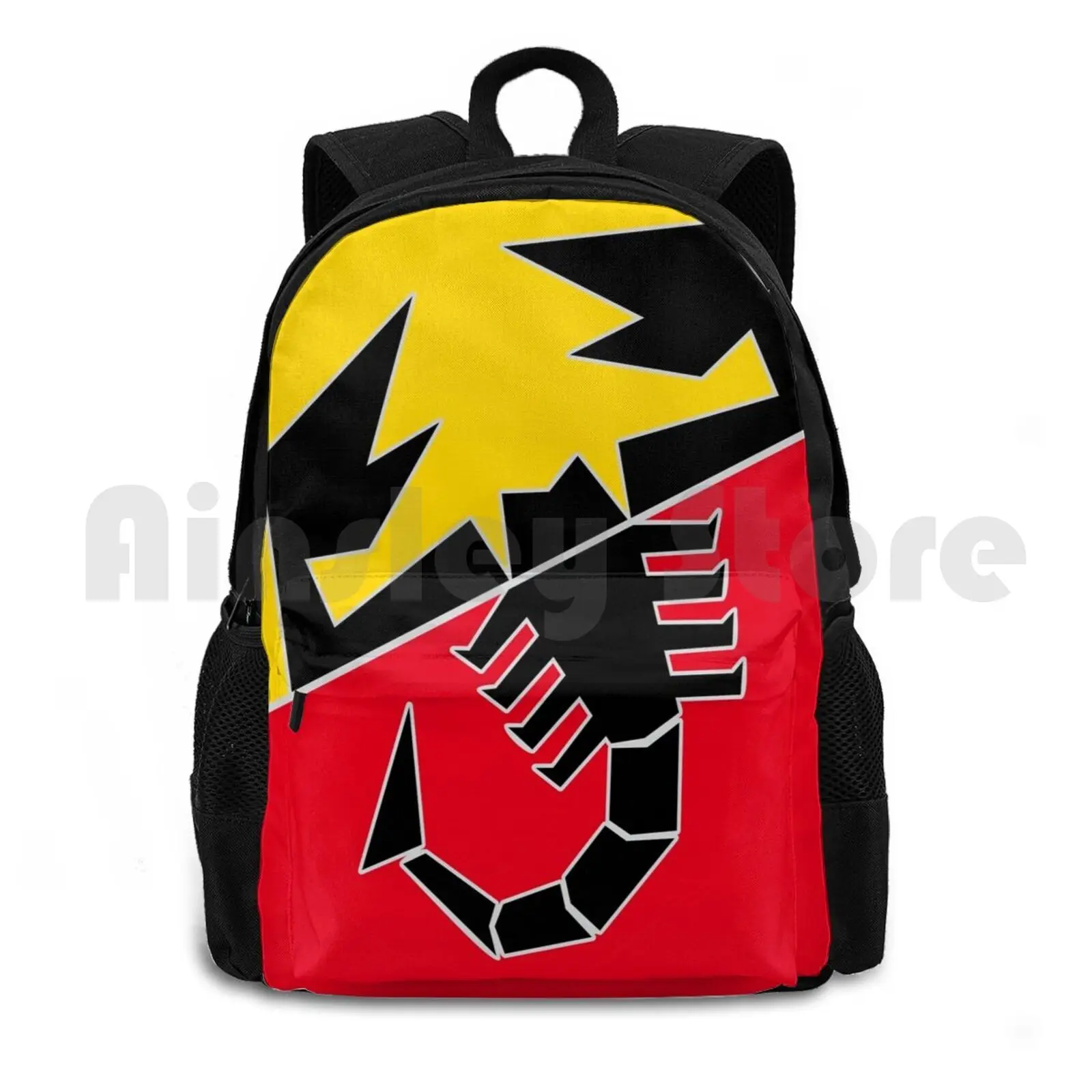 Abarth Scorpion Outdoor Hiking Backpack Riding Climbing Sports Bag Abarth Scorpion Symbol Cars Italy Fiat Racing Sports 500