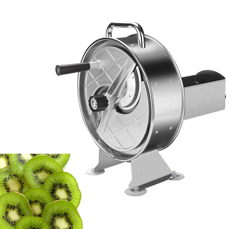 

Commercial Vegetable Fruit slicer Potato Cucumber Onion Tomato Manual Cutting Machine Kitchen Gadget Processor