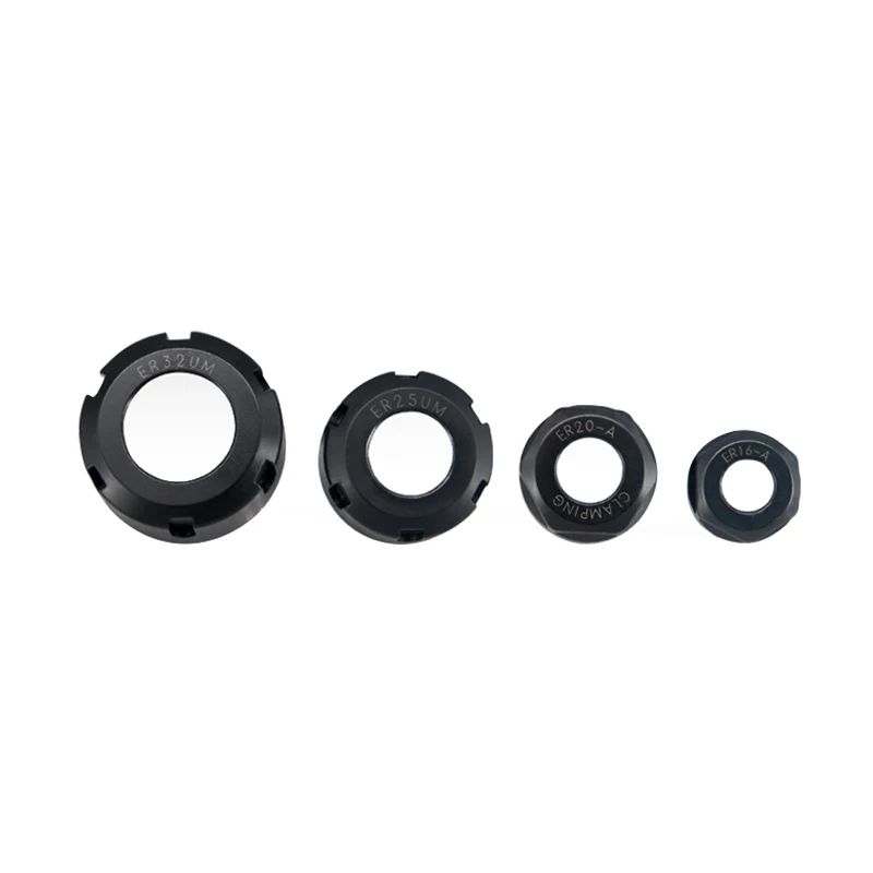 5pc/10pc ER8-A ER11-M ER16-A ER20-A ER25-UM ER32-UM ER40-UN ER Collet Chuck Nut For CNC Lathe Milling Cutter Router Bit Holder