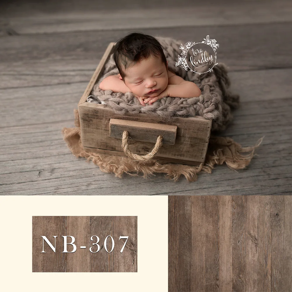 Wood Floor Backdrop Vintage Wooden Photography Background Newborn Portrait Photo Shoot Backgrounds Accessories Photo Studio Prop