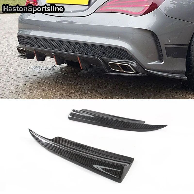 

Mercedes-benz CLA W117 MIX Style Carbon Fiber Car Rear Splitter Bumper Apron Cover Trim for W117 2013-2019