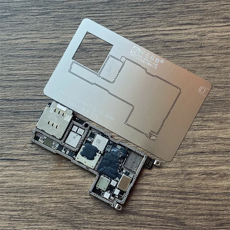 AMAOE BGA Reballing Stencil For iPhone13/13Pro/13Pro Max/13mini Motherboard middle layer IC Chip A15 CPU Direct heating template