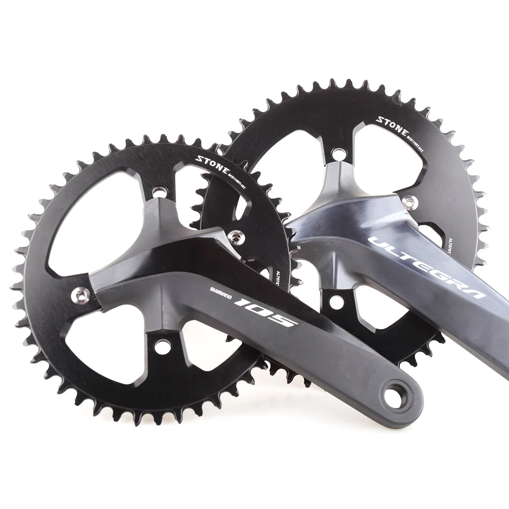 Stone Oval Single Chainring BCD110 110mm 105 R7000 Ultegra R8000 Dura Ace R9100 9-12s Folding Road Bike Chainwheel