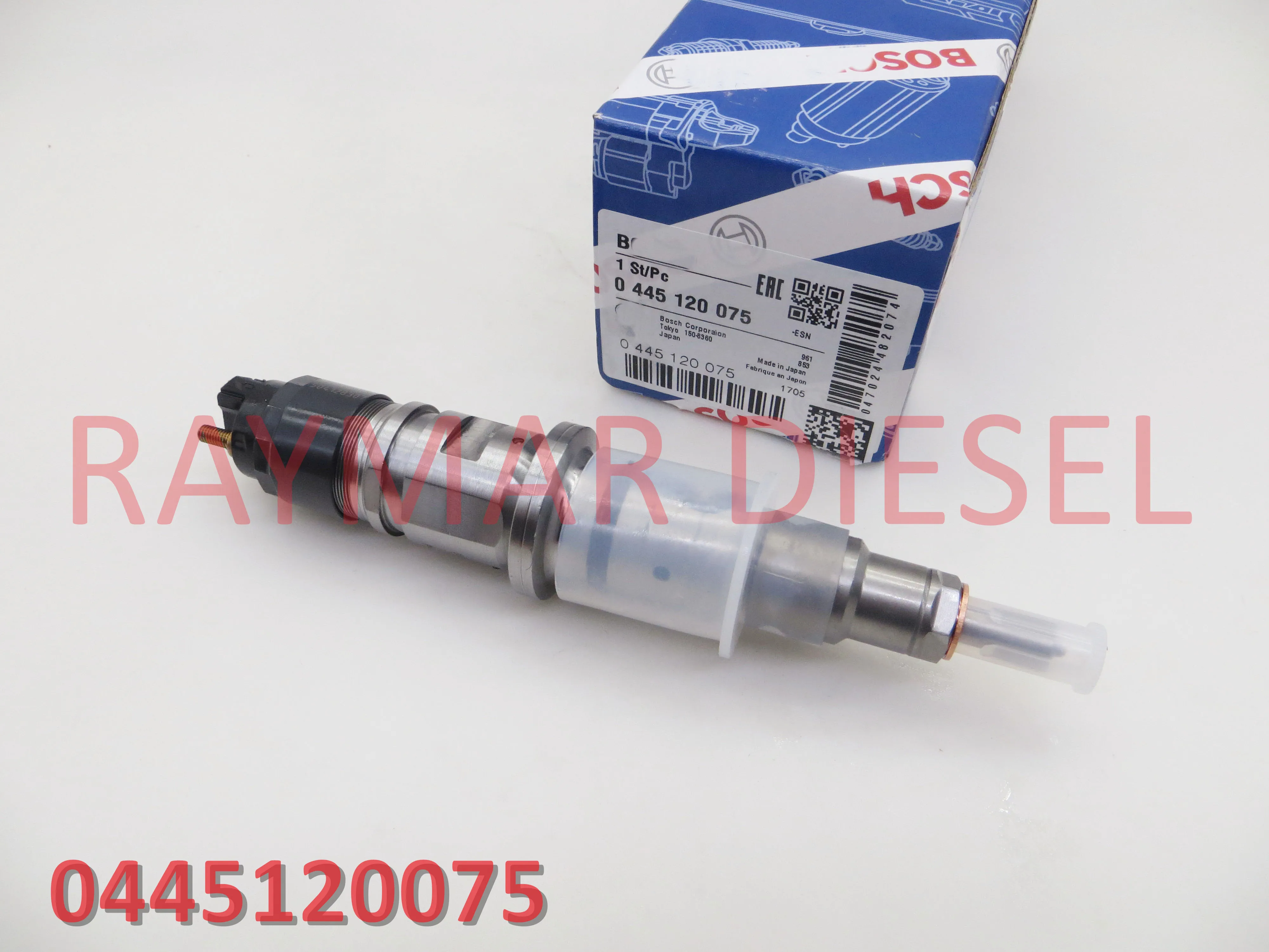 Genuine Diesel Common Rail Injector 0445120075, 2855135, 504128307, 5801382396