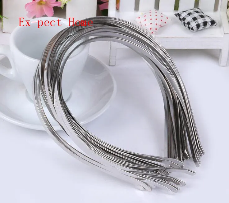 

500PCS 5mm 7mm 10mm Metal Hairband Decorative Metal Headband for Girls Hair Band DIY Craft Hair Hoop