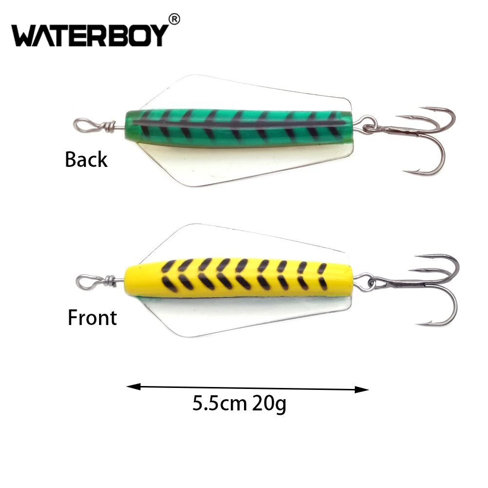 WATERBOY TW 5,5 cm 20g Teufel Angeln Locken VIB Kunststoff Salzwasser Süßwasser Canberra Mörder Tasmanian Salmon Pike Walleye Bass Köder – Detail 26