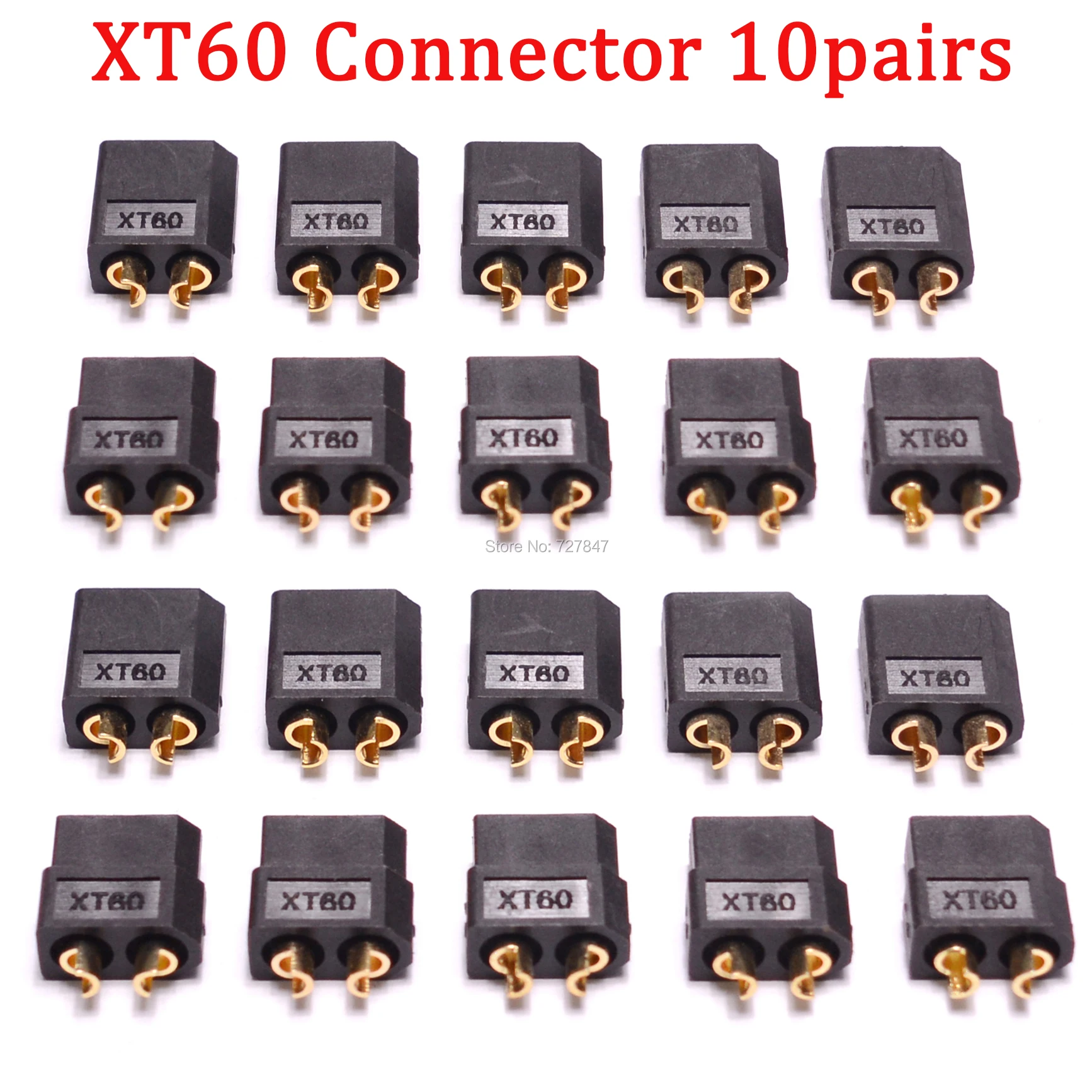 5 / 10 Pairs High Quality XT30 XT30U MR30 XT60 XT60H MR60 XT60PW  XT90 XT90S Connector Plug for Battery Quadcopter Multicopter