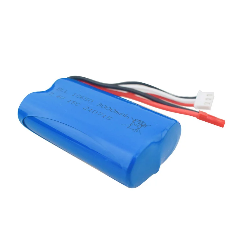 Cargador batería 18650 LiPo 7,4V 3000mAh RC 1:16 - imagen 3