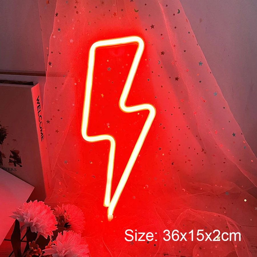 40 Stijl Led Neon Light Teken Logo Lamp Decoratie Ornamenten Liefde Hart Alien Fire Banaan Lightning Wijn Glas Kamer Party gift