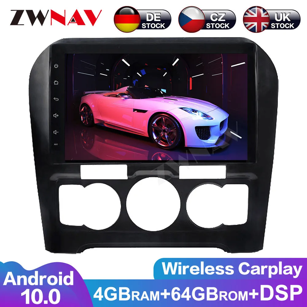 ZWNAV Android 10.0 DSP Car Radio Player GPS Navigation No dvd For CITROEN C4 2012-2016 Tape Automatic Stereo Multimedia 2 Din