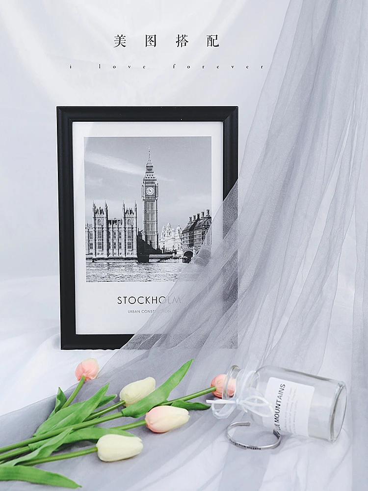 Fondali fotografici brillante Tulle garza Studio foto sfondo panno per belle unghie orecchini braccialetto fotografia cosmetica