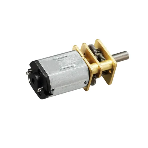 Imagen 2 del producto Mini Motor eléctrico de engranaje de Metal, 3V/6V/12V, con reductor, motores de CC, velocidad de 3-4000RPM para sistema de accionamiento de equipos de bloqueo inteligente