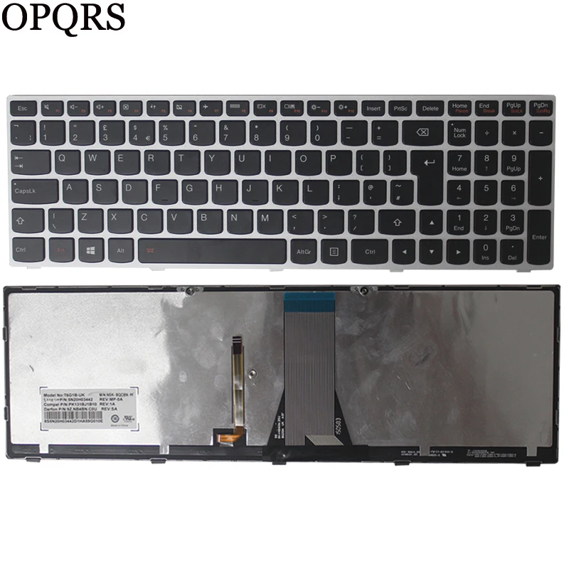 New for LENOVO E50-70 E50-80  B51 B51-30 B51-35 B51-80 B71 G51 Flex 2-15 B70-80 B71-80 Backlit UK Laptop Keyboard 5N20H03442