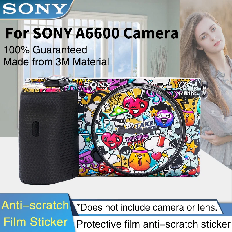 

Premium Decal Skin For SONY ILCE-6600 A6600 Camera Skin Decal Protector Anti-scratch Coat Wrap Cover Sticker