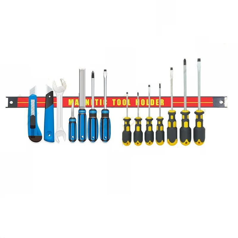 ALLSOME Magnetic Tool Holder Bar Organizer Storage Rack Tool With Strong Magnet Storage For Garage Workshop Metal Tools