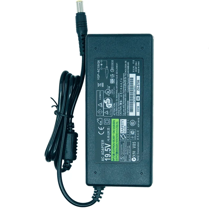 Nieuwe 19.5V 4.7A 6.5*4.4Mm 90W Ac Adapter Voor Sony KDL48W600B KDL-42W650A KDL-40W600B Power Adapter Oplader