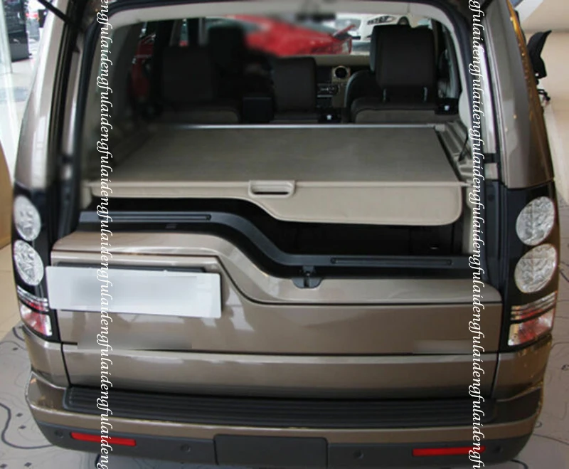 For Land Rover Range Rover Discovery LR4 2010-2016 Beige Trunk Shade Rear Cargo Cover Shield Car accessories