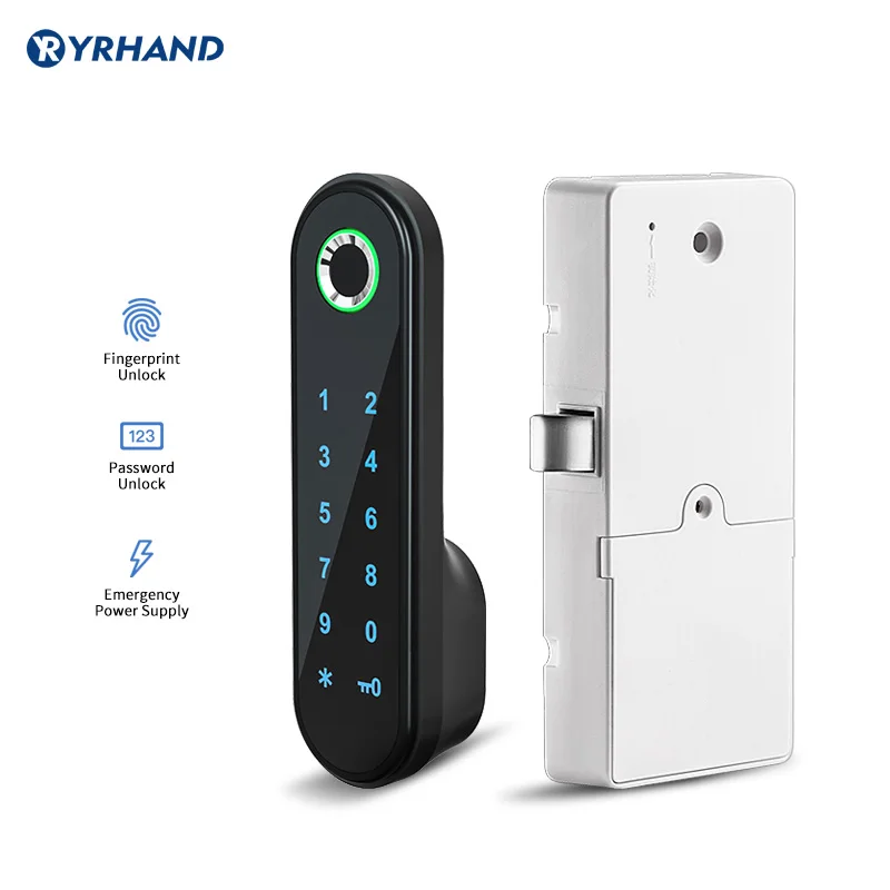 

Smart Digital Reader Electronic Lock Support Fingerprint/Code Unlock Keyless Child Safety Cabinet Lock With USB