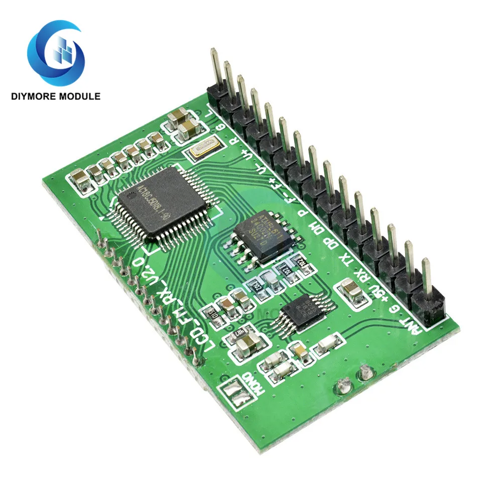 87-108MHZ FM Radio Trasmettitore/Ricevitore Modulo LCD Display Digitale 3.0V-5.0V DSP PLL ricerca automatica per la Radio FM Kit FAI DA TE